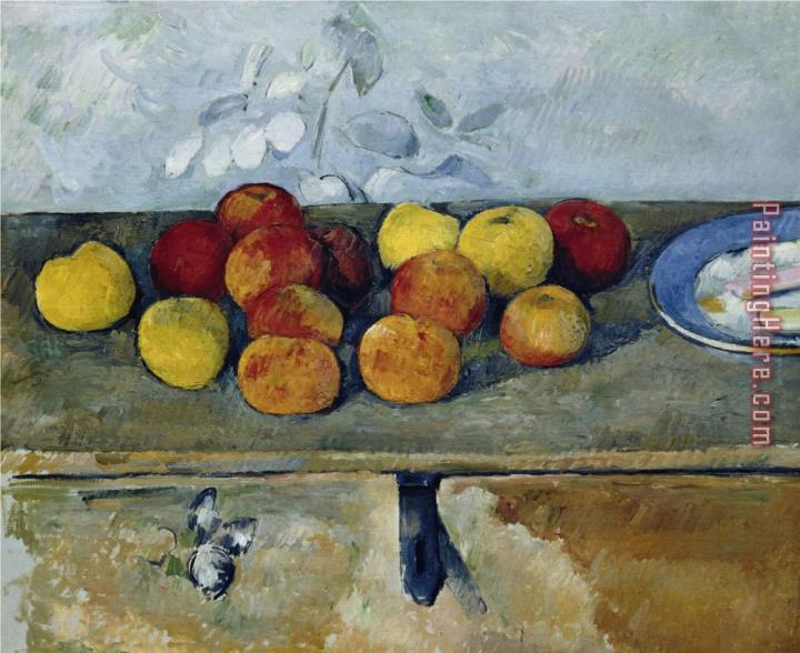Paul Cezanne Still Life with Apples And Cookies 1879 82